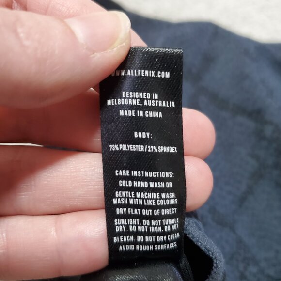 ALLFENIX Python Print Sports Bra Double Lined Wireless Padded Grey Women's Small - Picture 10 of 11